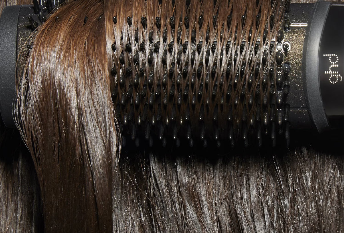 GHD DUET BLOWDRY HAIR DRYER BRUSH IN BLACK
