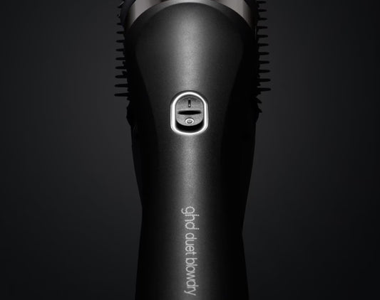 GHD DUET BLOWDRY HAIR DRYER BRUSH IN BLACK