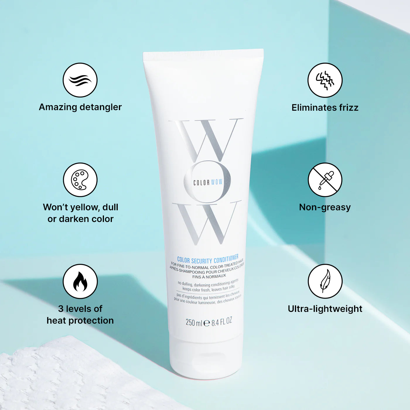 COLORWOW COLOR SECURITY CONDITIONER -
(For Fine to Normal Hair)